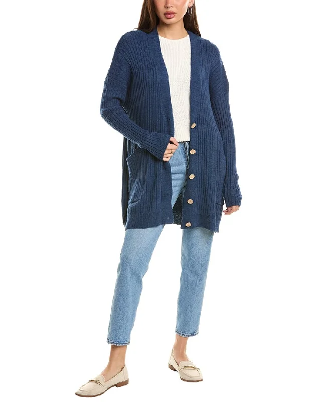 Oversized Cardigan SweatersMaronie Rib Oversized Cardigan