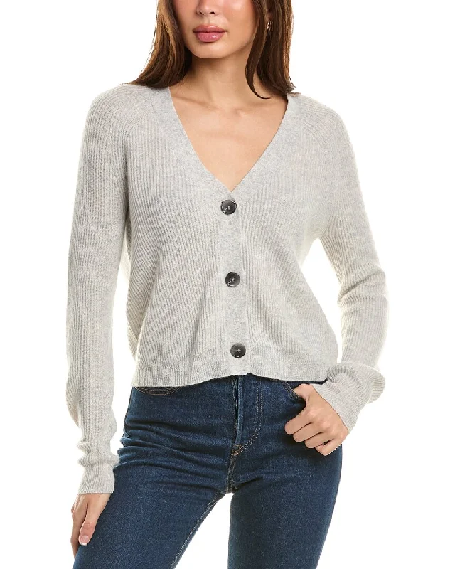 Fitted Oversized Cardigan Sweatersphilosophy Ribbed Cashmere Sweater