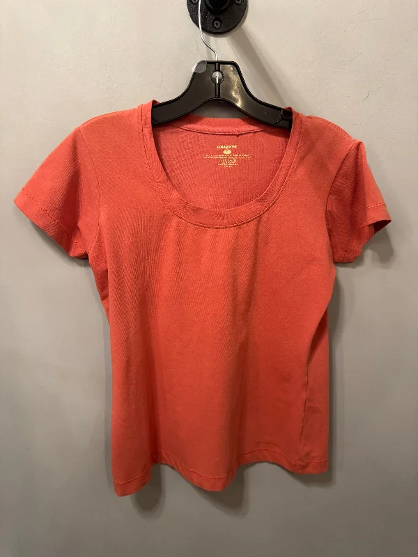 lace women's topsTop Short Sleeve Basic By Patagonia In Orange, Size: S