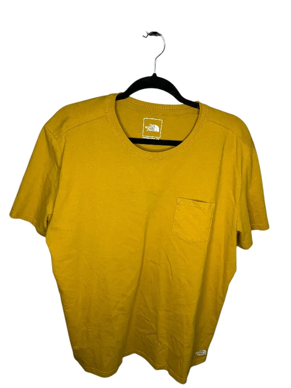 women's tops for those who want to stay on top of the latest fashion trends and wear pieces that are both stylish and on-trendTop Short Sleeve Basic By The North Face In Gold, Size: Xxl