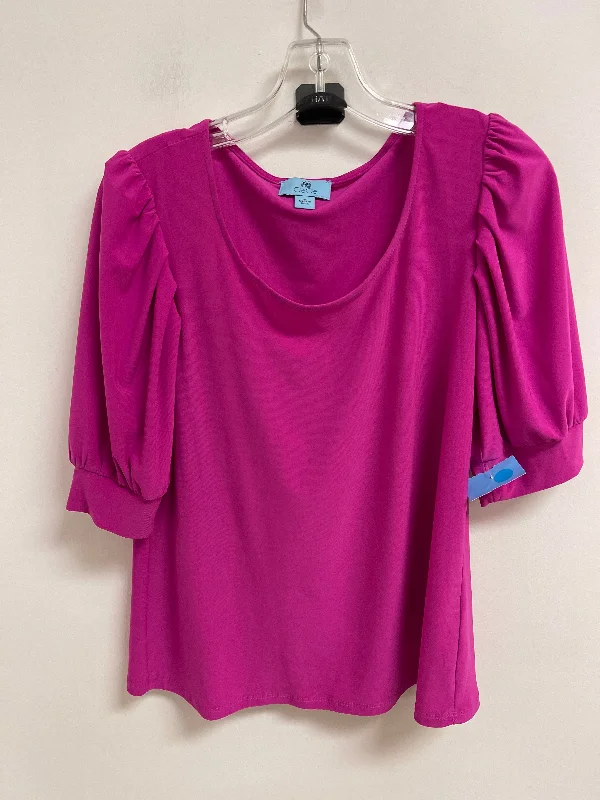 women's tops for statement-making outfitsTop Short Sleeve By Cece In Pink, Size: M