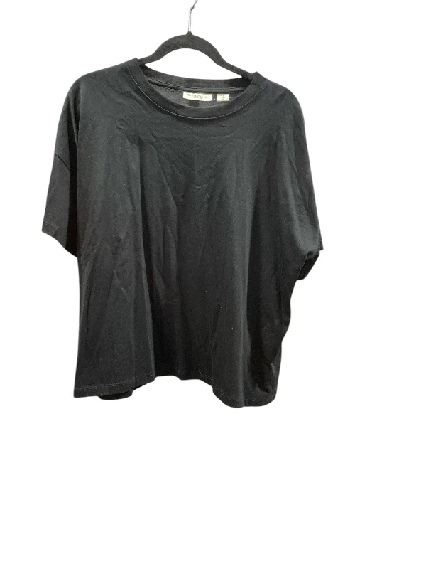 women's tops for those who want to add a personal touch to their wardrobe with unique and one-of-a-kind piecesTop Short Sleeve By Christian Siriano In Black, Size: Xl