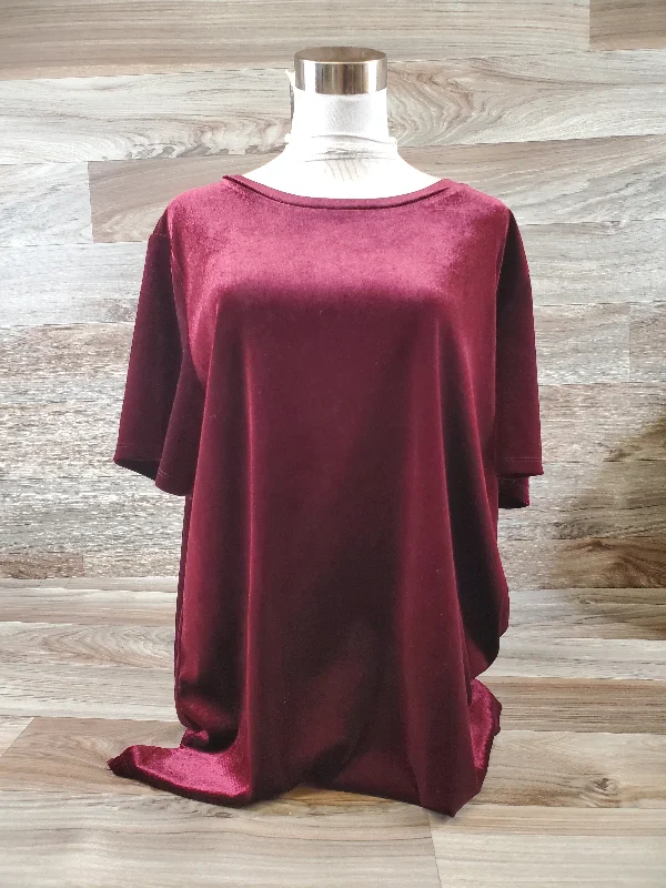 women's tops for those who want to add a personal touch to their wardrobe with unique and one-of-a-kind piecesTop Short Sleeve By Old Navy In Red, Size: Xl