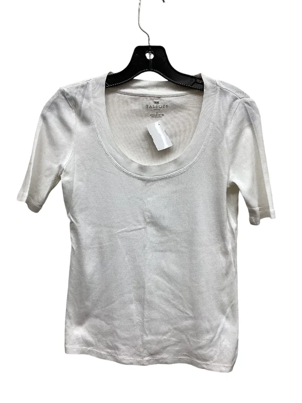 women's tops for fashion-forward individualsTop Short Sleeve By Talbots In White, Size: Xs