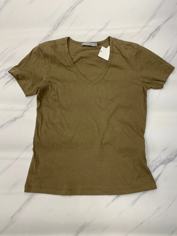 women's tops for everyday eleganceTop Short Sleeve By Vince In Green, Size: Xs