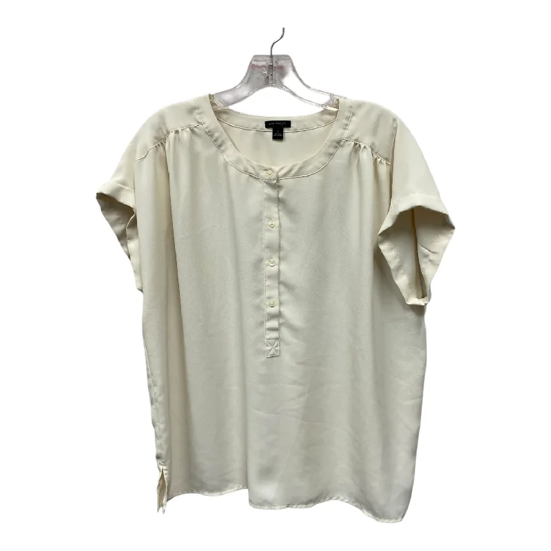 women's tops for those who want to stay cool and chic during warmer weatherTop Ss By Ann Taylor In Cream, Size:L