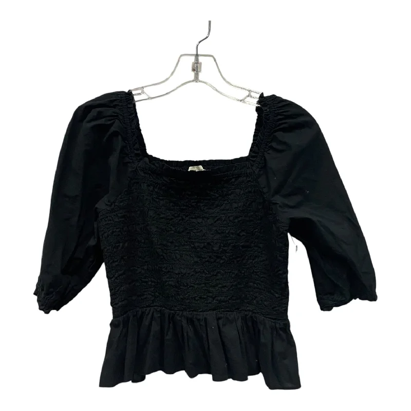 women's tops for those who want to stay updated with the latest fashion trendsTop Ss By Loft In Black, Size:S