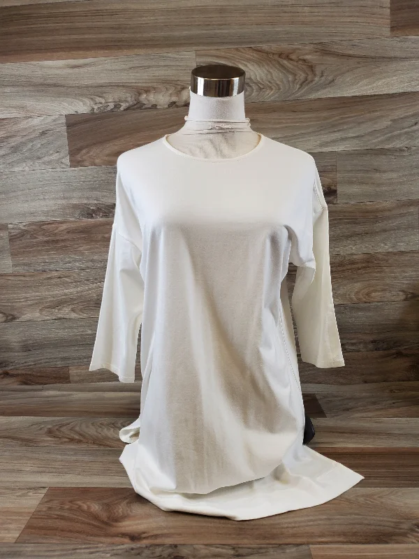 women's tops for statement-making outfitsTunic Short Sleeve By J. Jill In Cream, Size: S